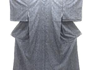 竹笹模様織り出し本場泥大島紬着物(5マルキ)